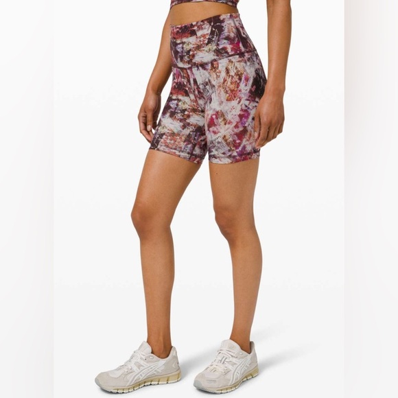 Lululemon Wunder Train High-Rise Short 6"- Urbantricity Multi/ Size 2 - Picture 1 of 10